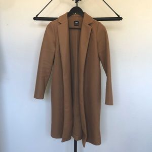 Zara classic camel menswear coat